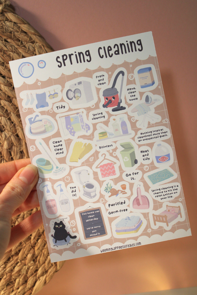 Spring Cleaning | Sticker Sheet