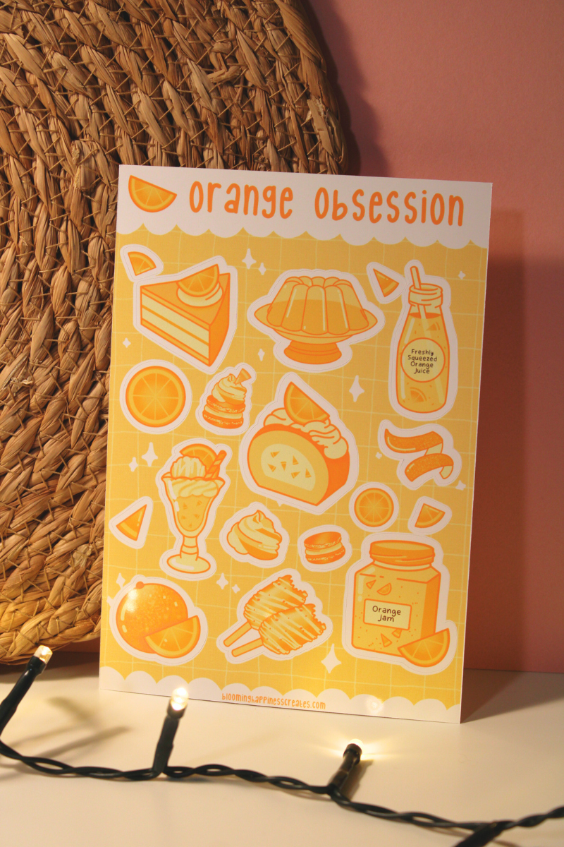Orange Obsession | Sticker Sheet