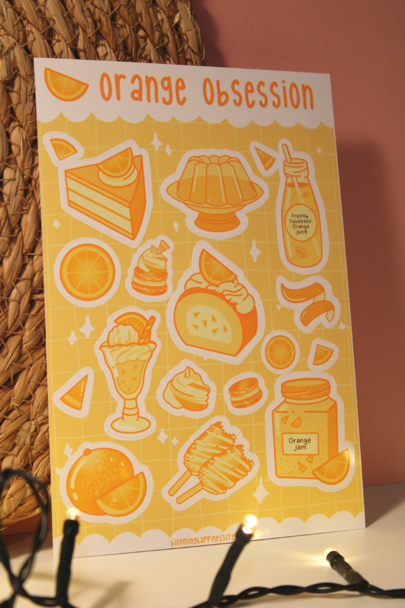 Orange Obsession | Sticker Sheet