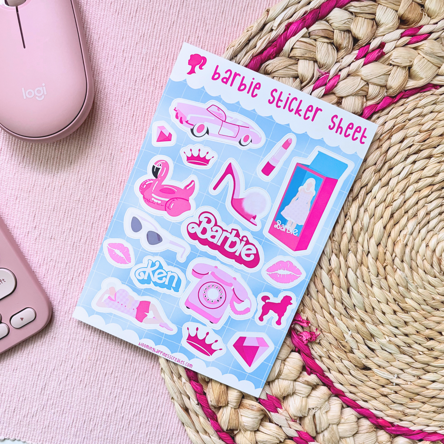 Barbie | Sticker sheet