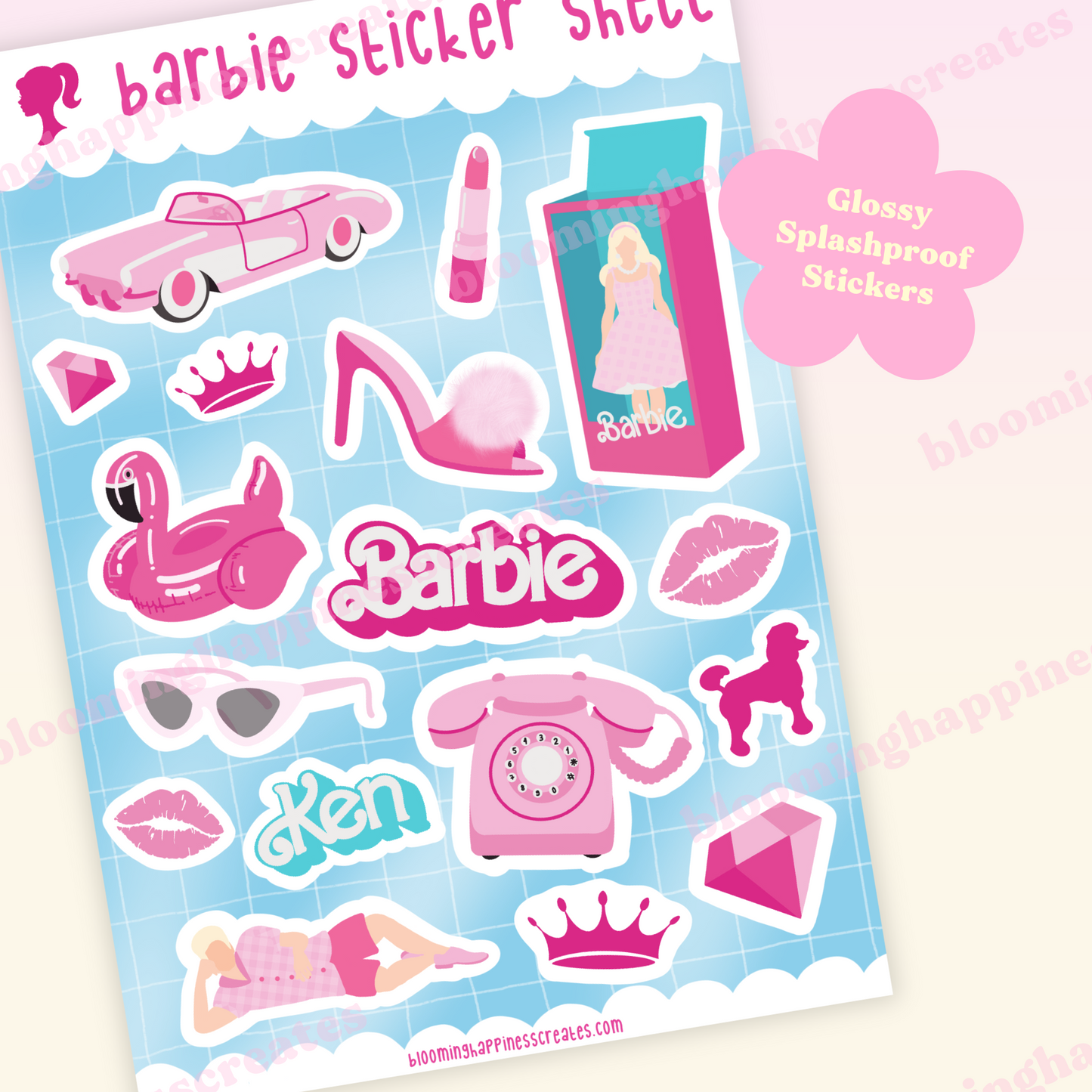 Barbie | Sticker sheet