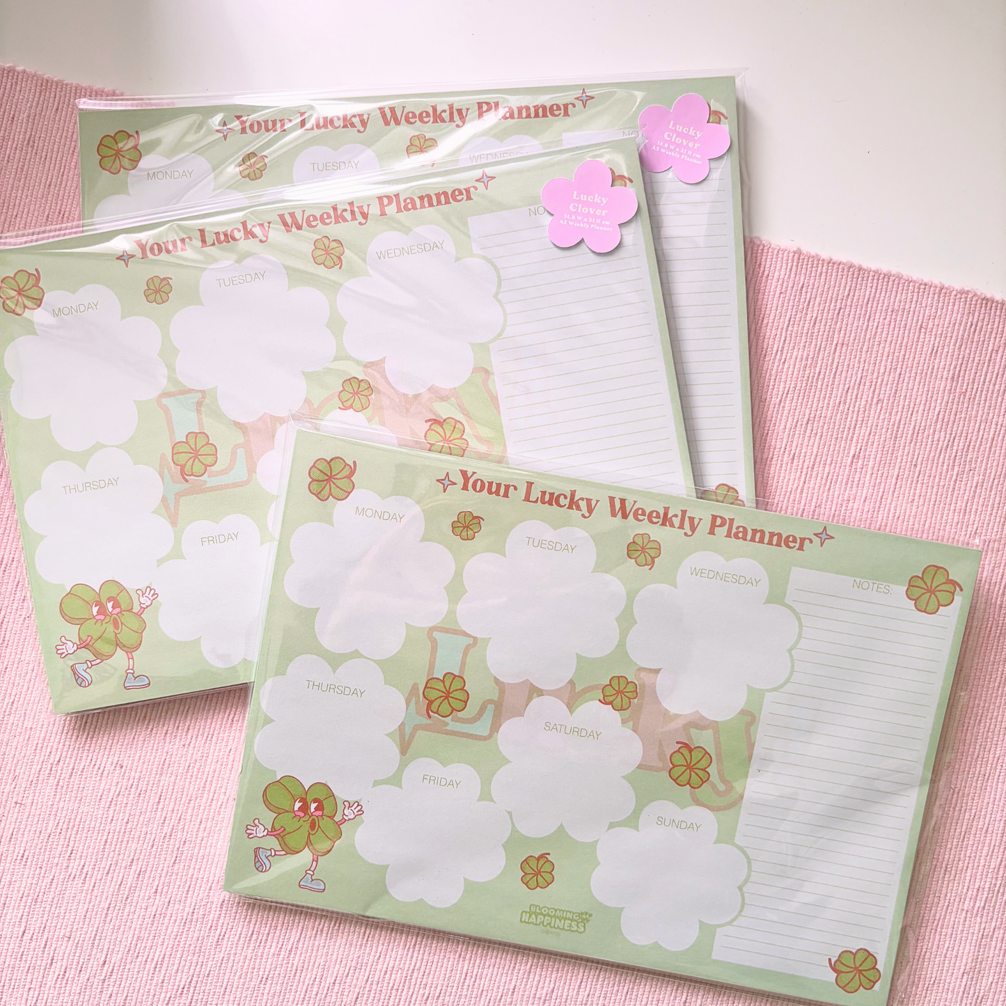 A5 Weekly Planner | Lucky Clover