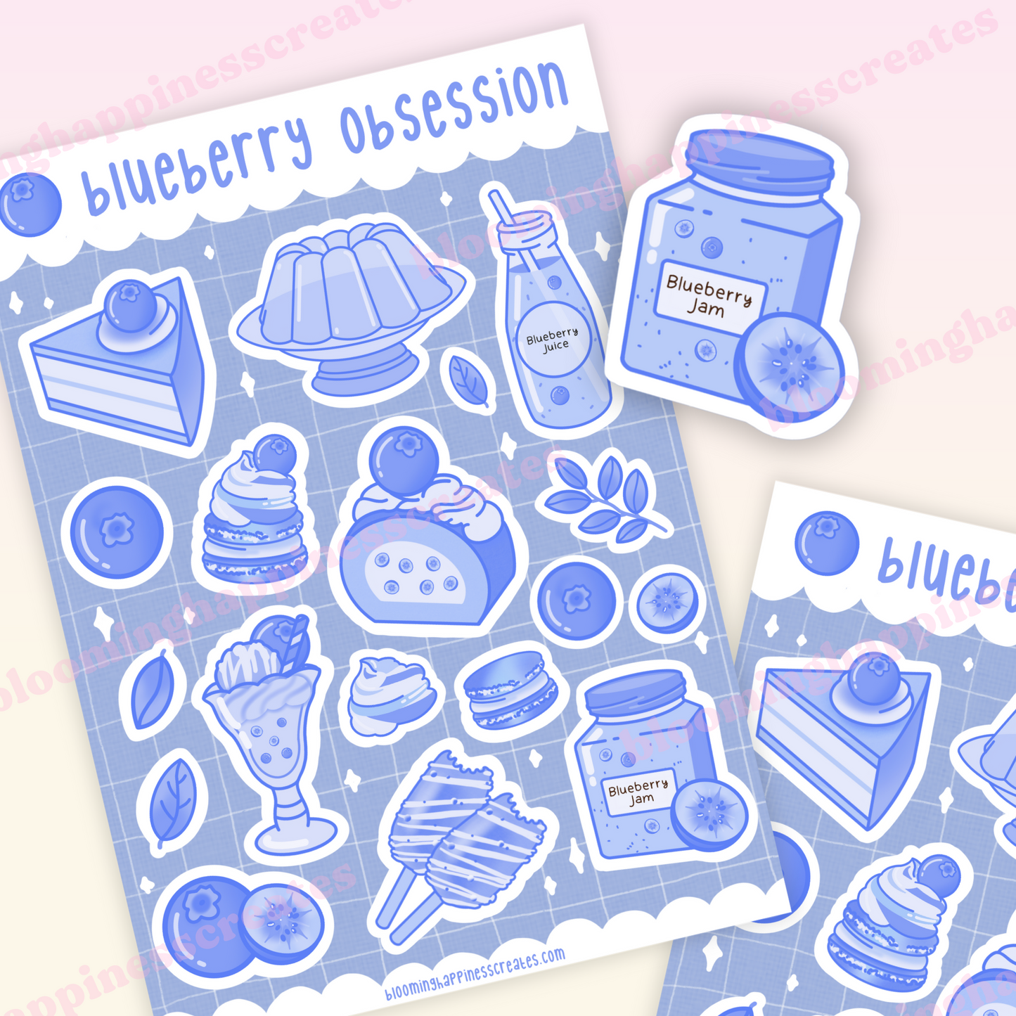 Blueberry Obsession | Sticker Sheet
