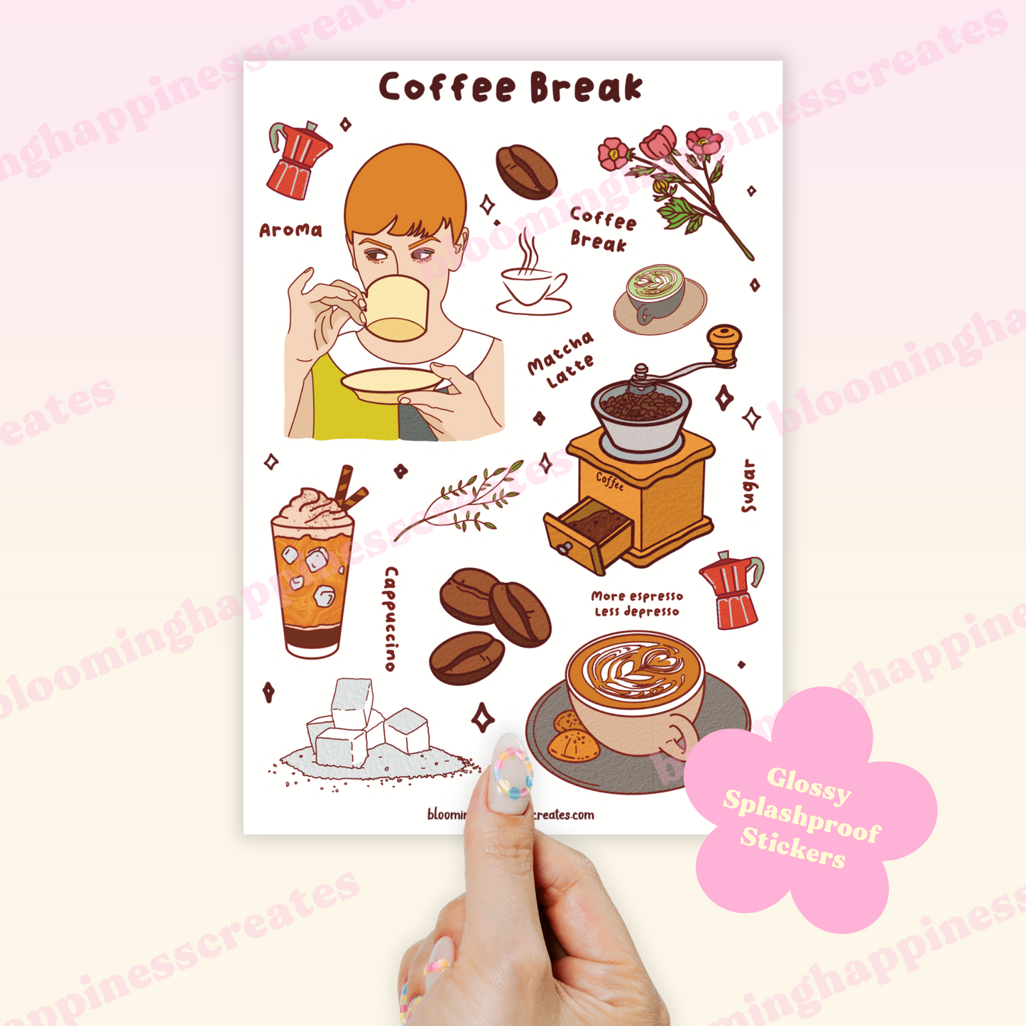 Coffee Break | Planner & Journal Sticker Sheet