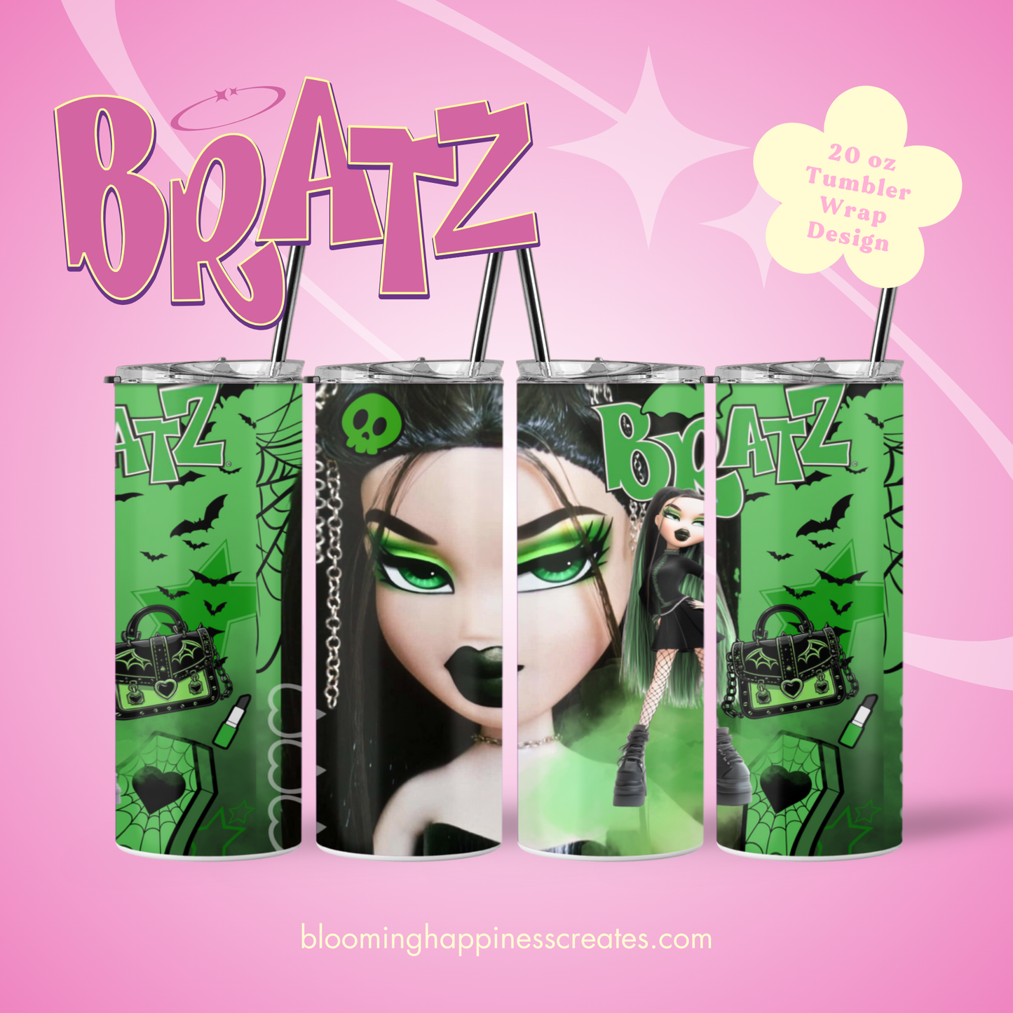 Bratz 20 oz Tumbler Wrap | Digital Download