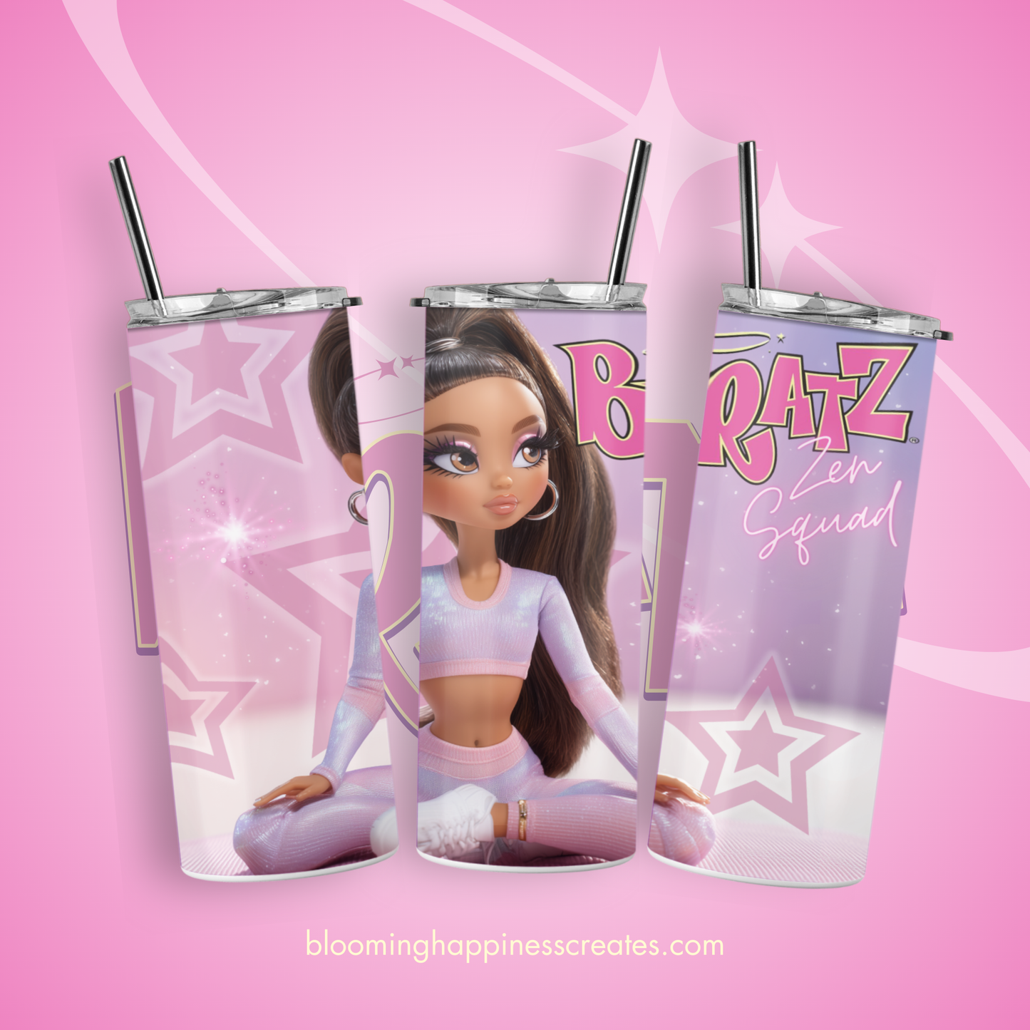 Bratz Zen Squad 20 oz Tumbler Wrap | Digital Download