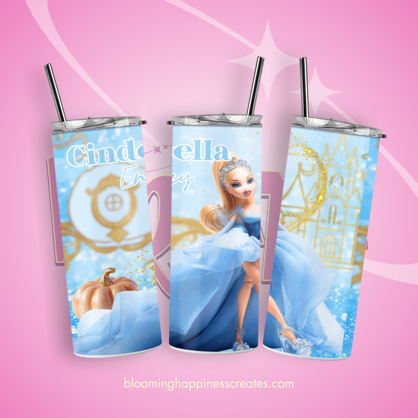 Bratz Cinderella Energy 20 oz Tumbler Wrap | Digital Download