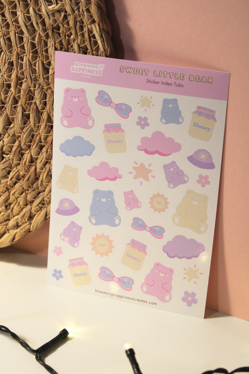 Sweet Little Bear | Sticker Sheet