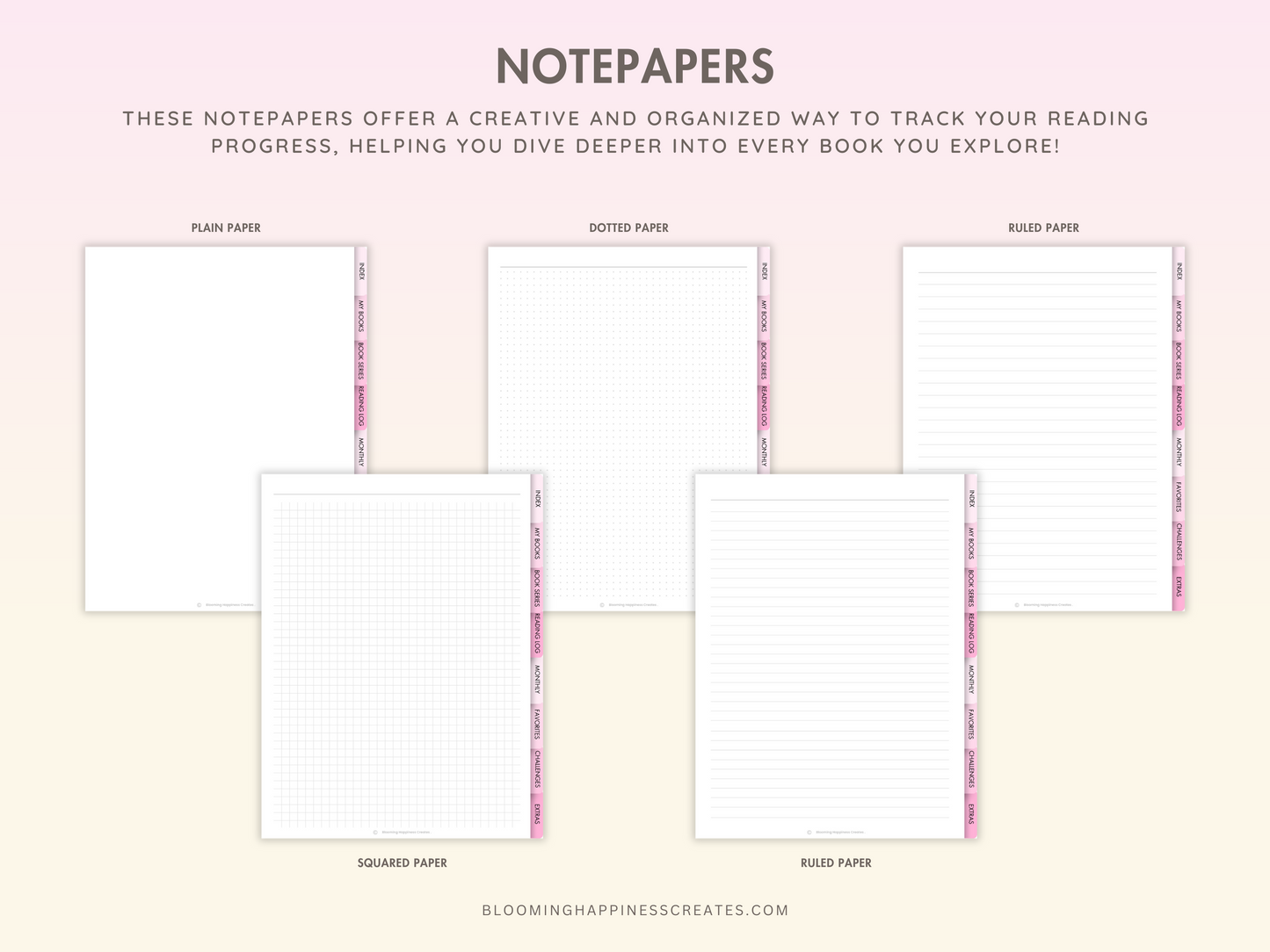 Ultimate Digital Reading Journal , Digital Reading Journal , Book Tracker, Portrait Reading Journal, Reading Journal, Log for Goodnotes