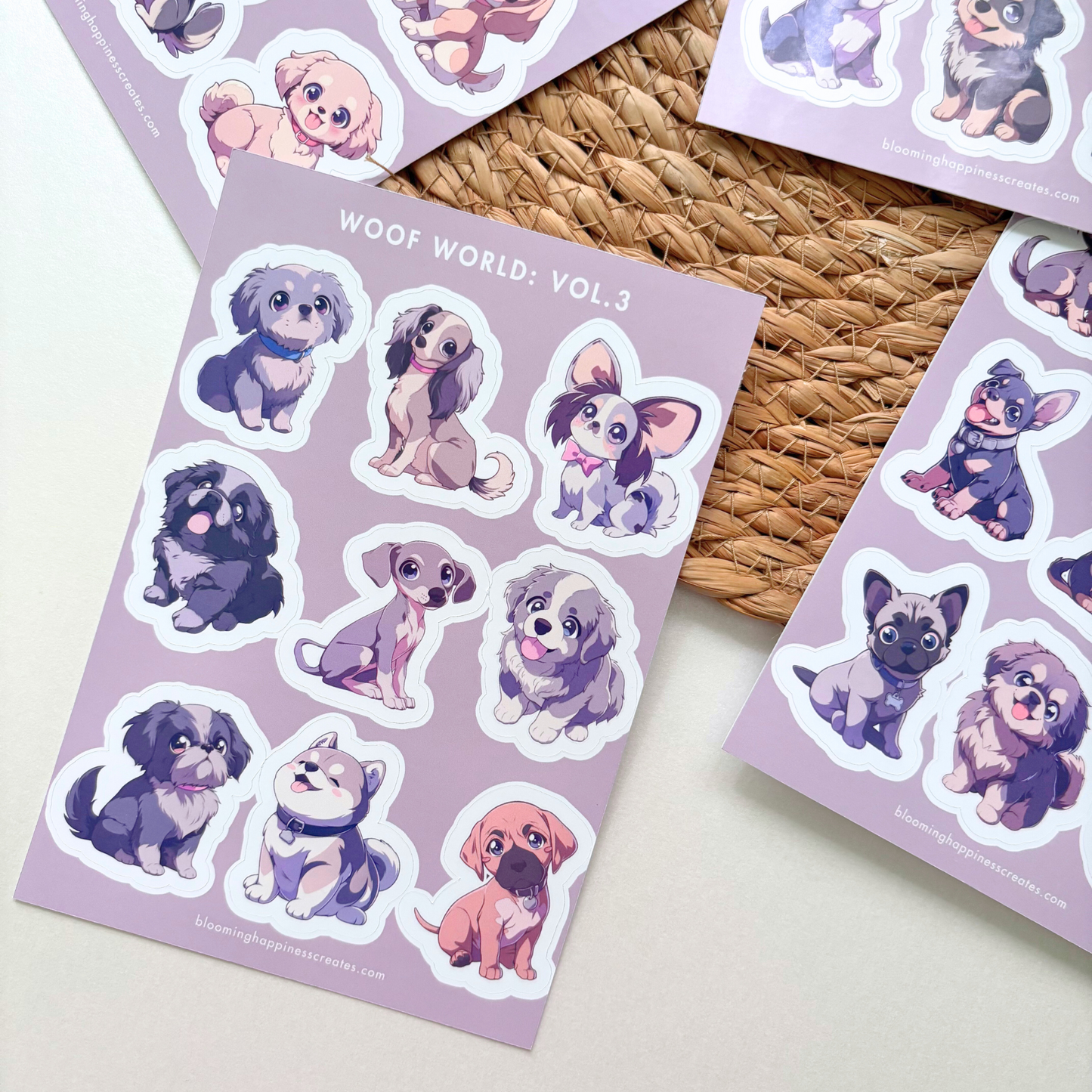 Woof World | Bundle of 4 Sticker Sheets