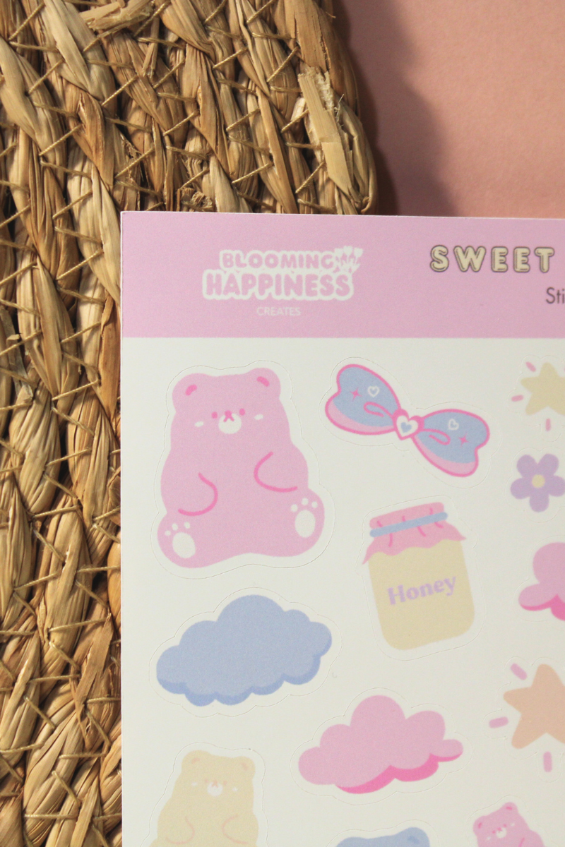 Sweet Little Bear | Sticker Sheet