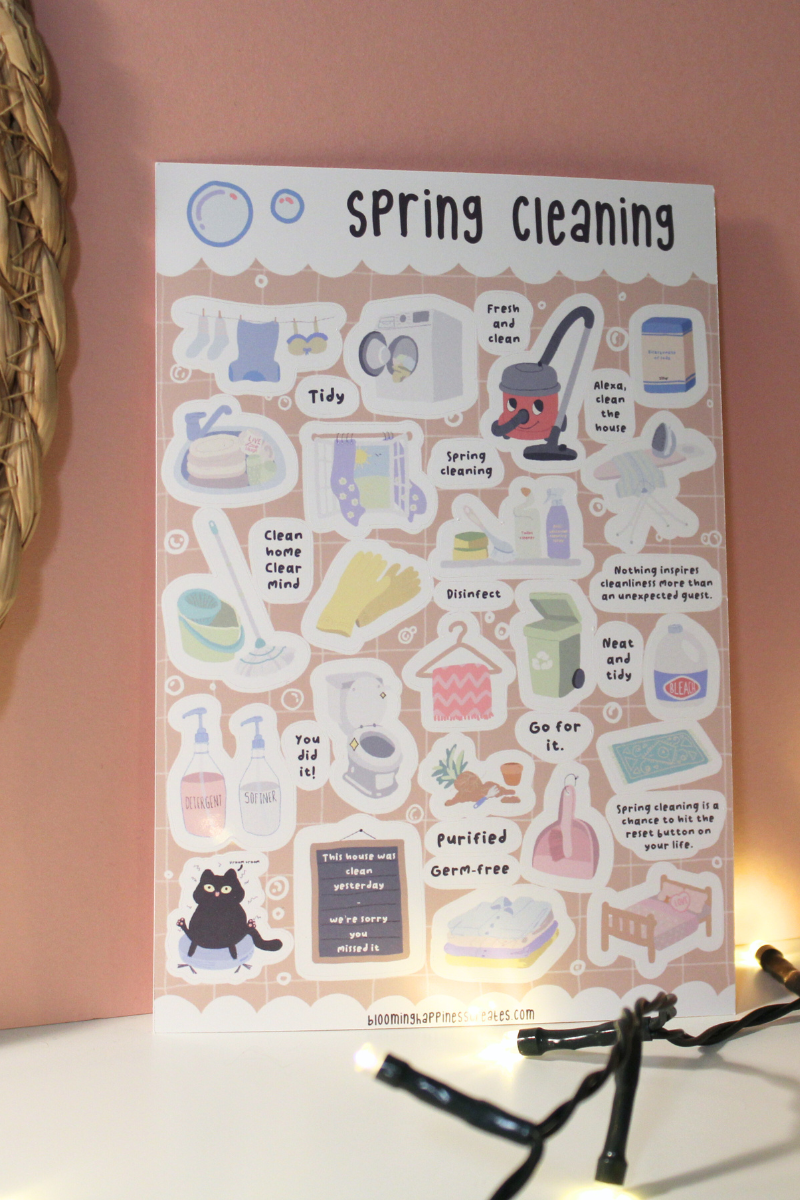 Spring Cleaning | Sticker Sheet