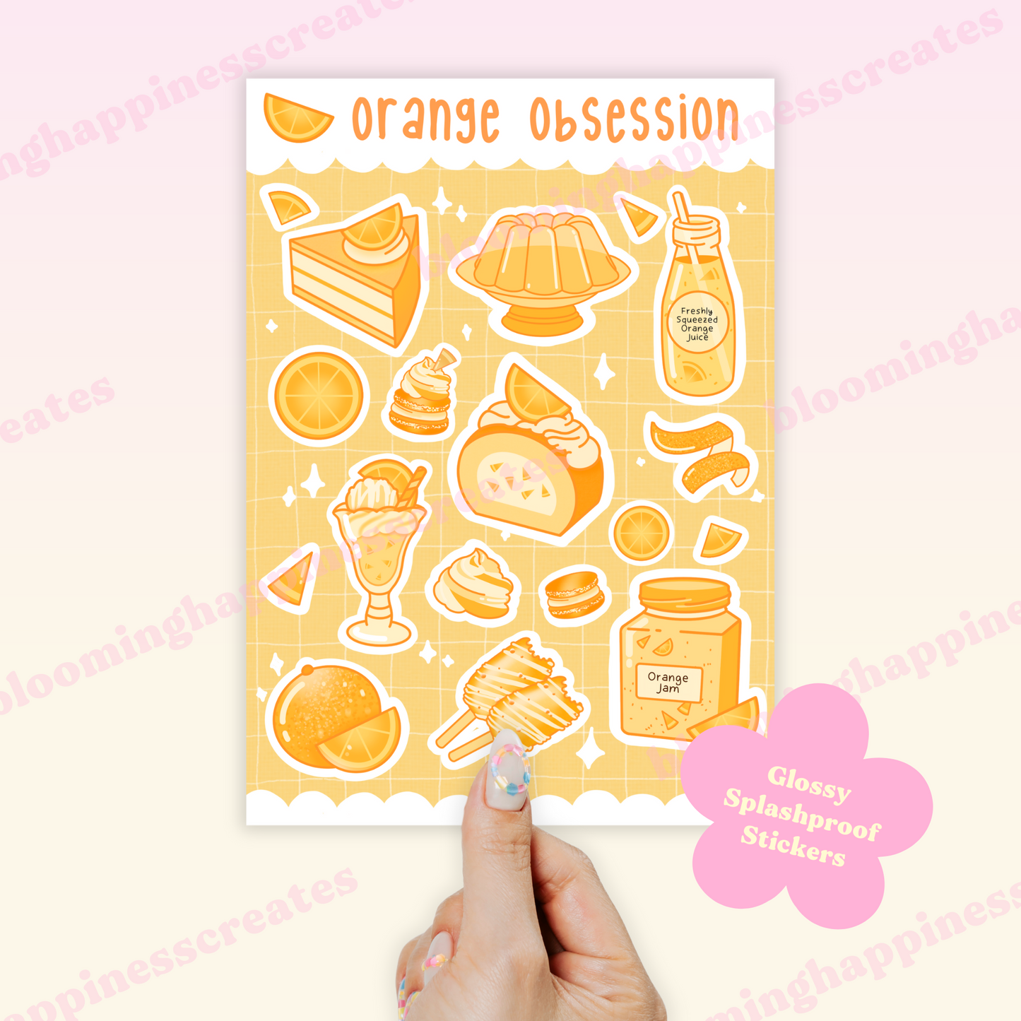 Orange Obsession | Sticker Sheet
