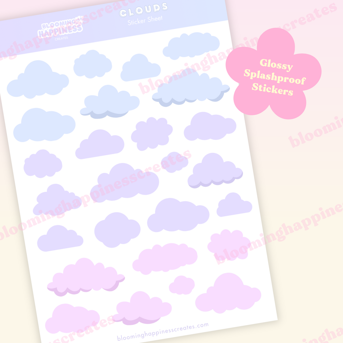 Clouds | Planner & Journal Sticker Sheet