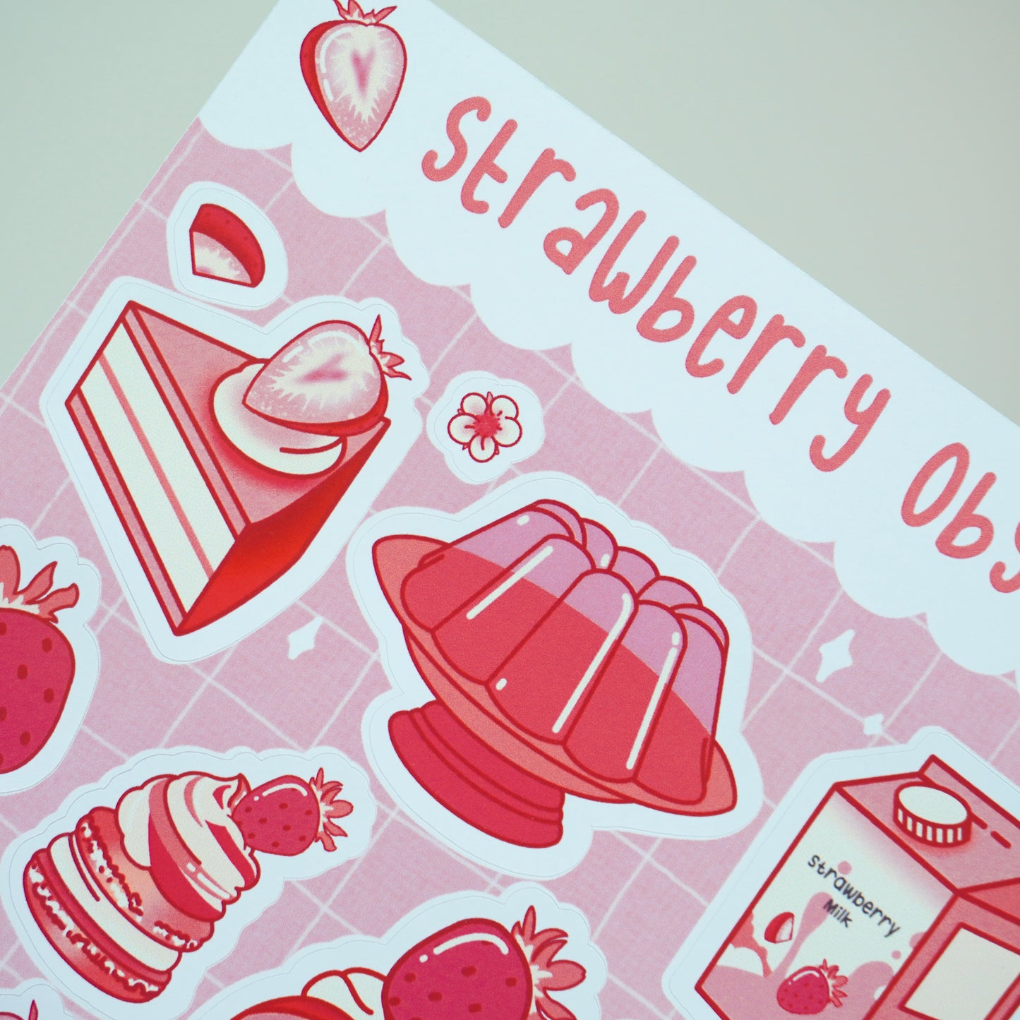 Strawberry Obsession | Sticker Sheet