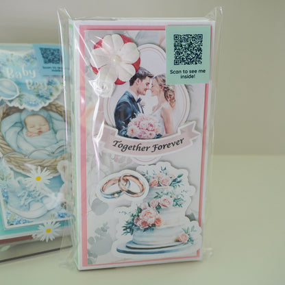 💍 Wedding Chocolate Bar Greeting Card with Elegant Design