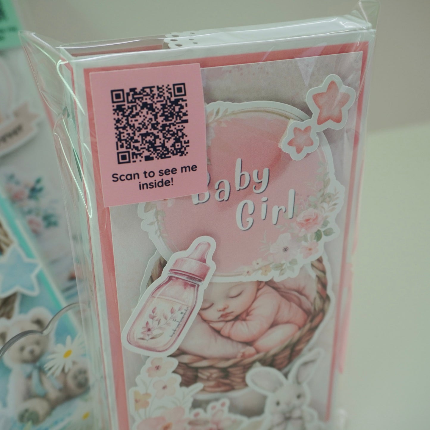 Baby Girl Chocolate Greeting Card Gift 🍫👶