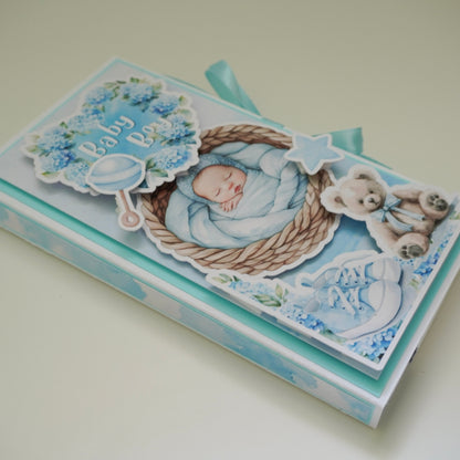 💙Baby Boy Chocolate Greeting Card Gift 🍫👶