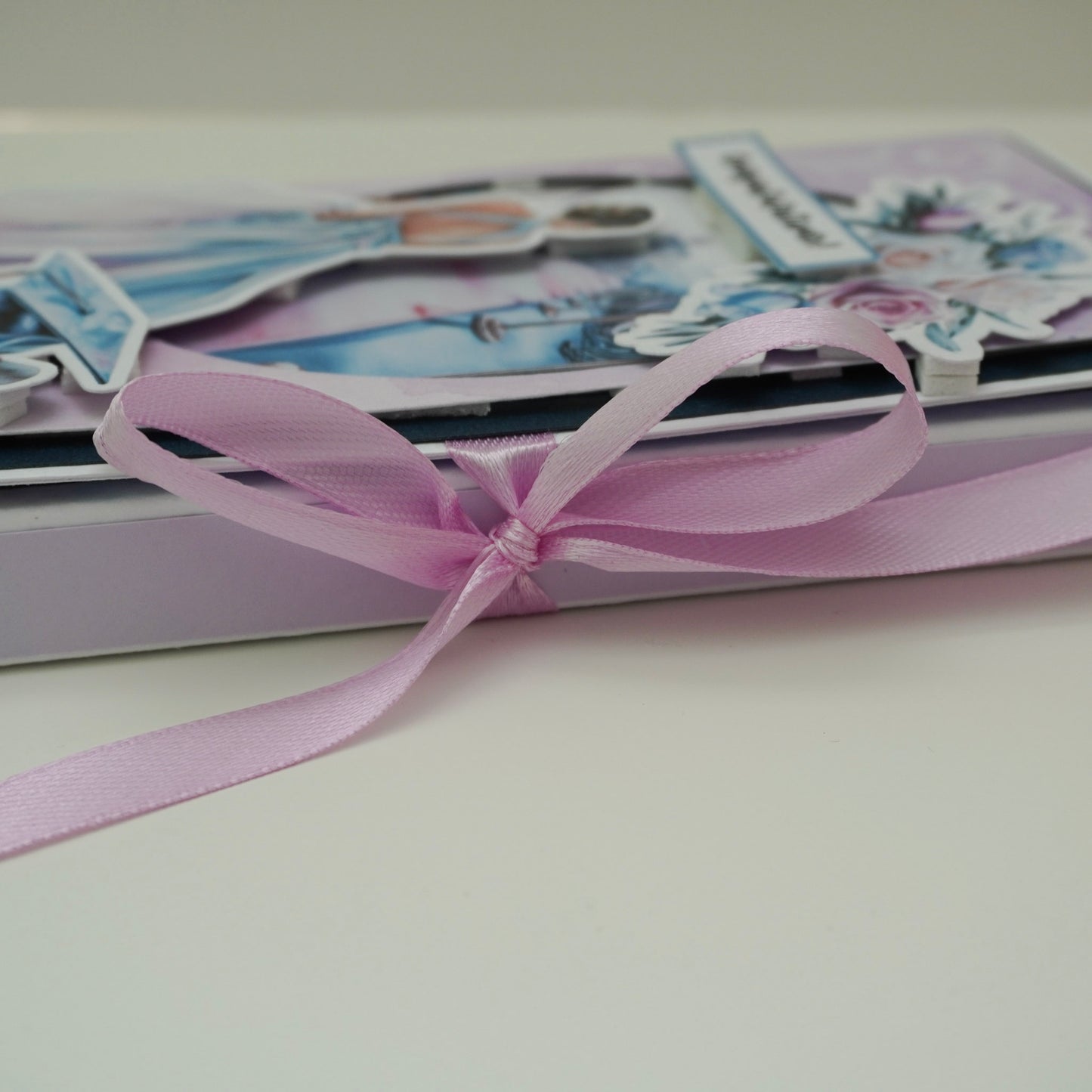 🎓Happy Graduation Prom Girl Chocolate Greeting Card