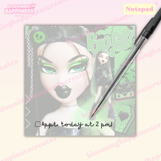 Spooky Bratitude | Square Notepad