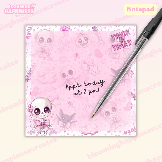 Whispers in Pink | Square Notepad