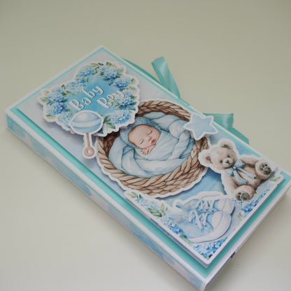 💙Baby Boy Chocolate Greeting Card Gift 🍫👶
