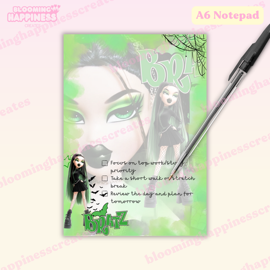 Spooky Bratitude | A6 Notepad