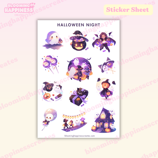 Halloween Night | Sticker Sheet