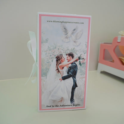 💍 Wedding Chocolate Bar Greeting Card with Elegant Design