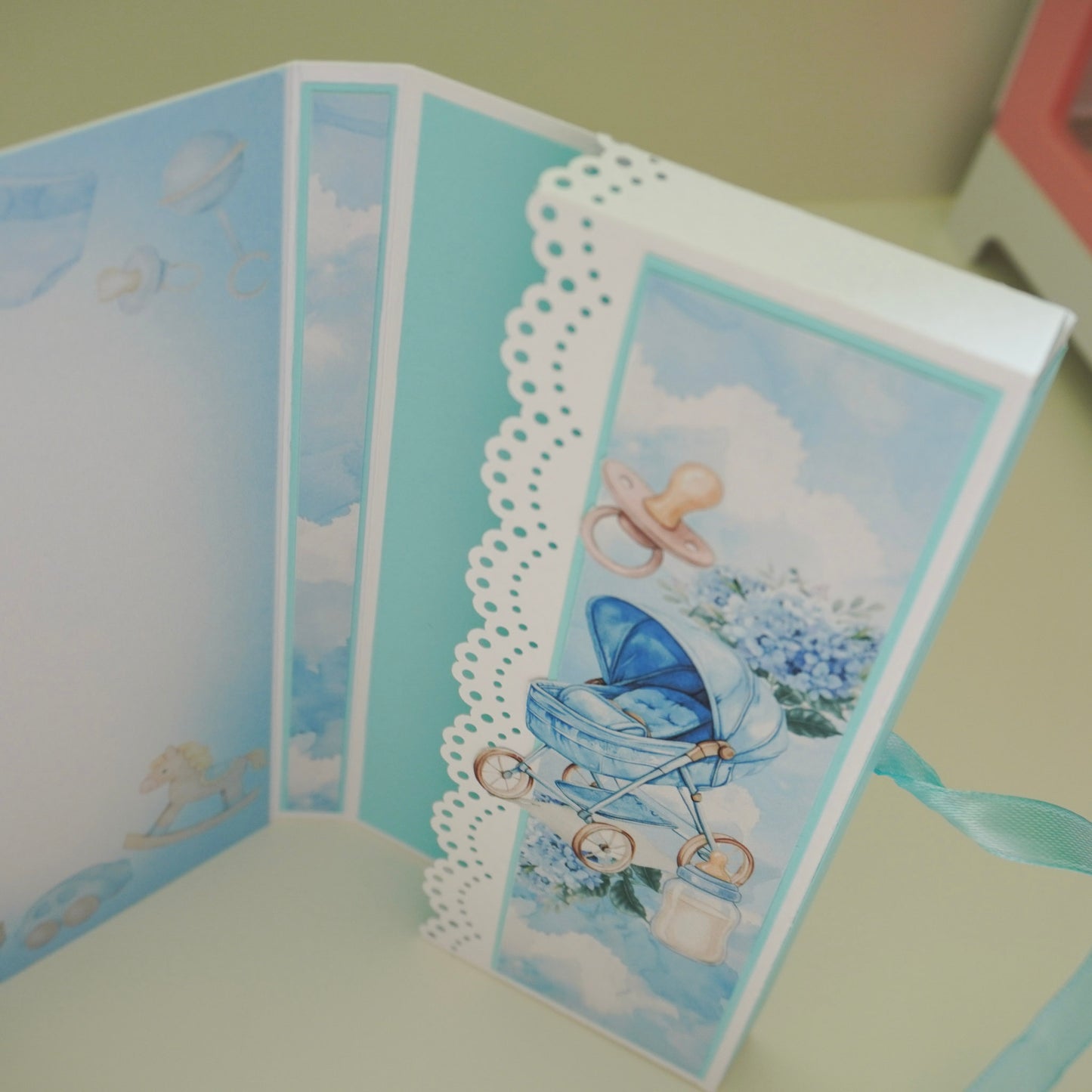 💙Baby Boy Chocolate Greeting Card Gift 🍫👶