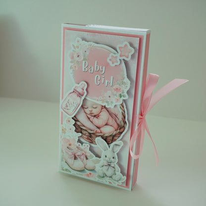 Baby Girl Chocolate Greeting Card Gift 🍫👶