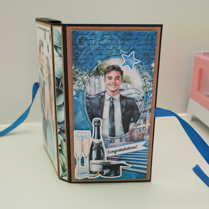 🎓Happy Graduation Prom Boy Chocolate Greeting Card
