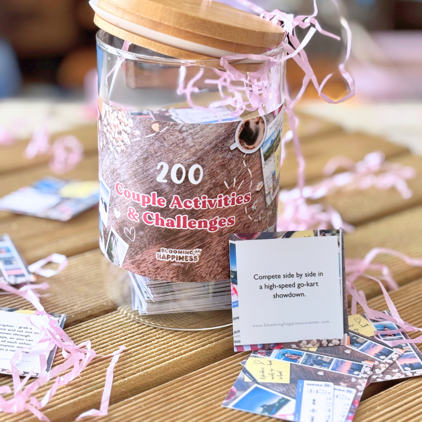 200 Couple Activities & Challenges Jar