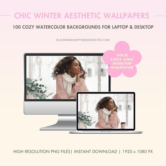 Chic Winter Wallpaper Collection – 100 Aesthetic Desktop Backgrounds