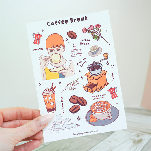Coffee Break | Planner & Journal Sticker Sheet