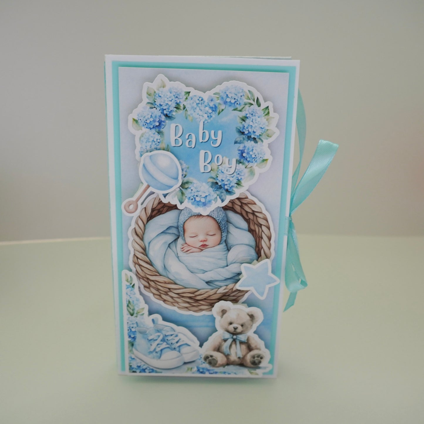 💙Baby Boy Chocolate Greeting Card Gift 🍫👶