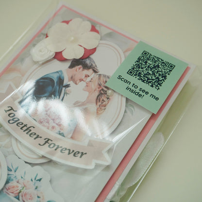 💍 Wedding Chocolate Bar Greeting Card with Elegant Design