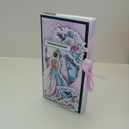 🎓Happy Graduation Prom Girl Chocolate Greeting Card