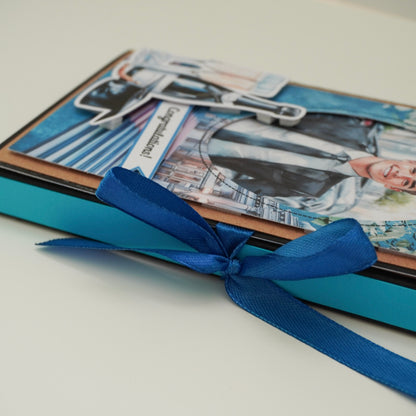 🎓Happy Graduation Prom Boy Chocolate Greeting Card