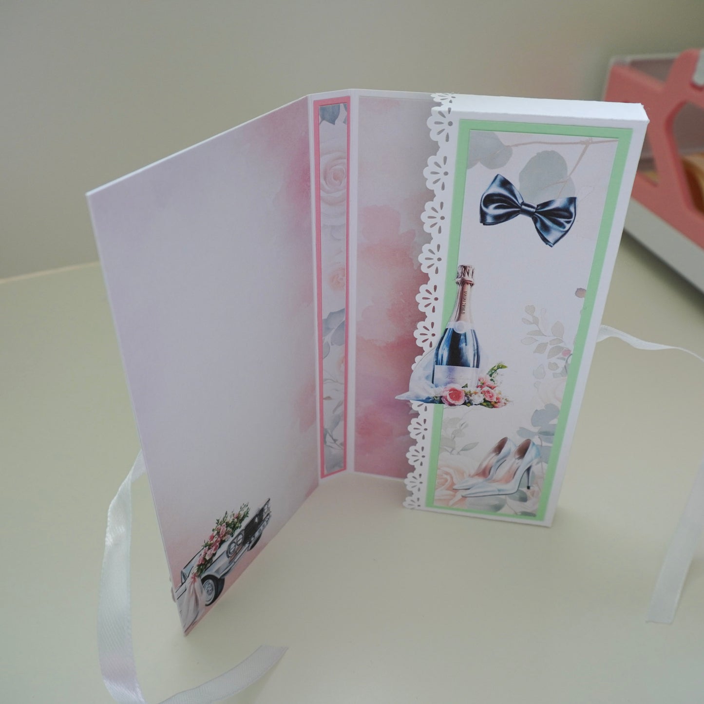 💍 Wedding Chocolate Bar Greeting Card with Elegant Design