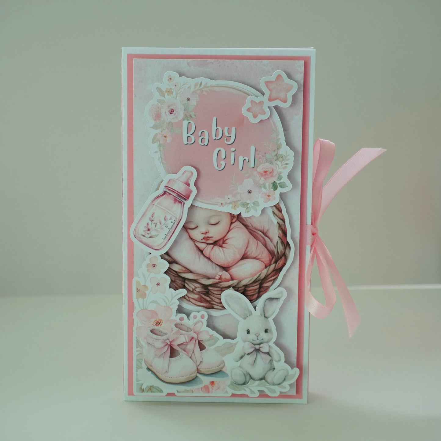 Baby Girl Chocolate Greeting Card Gift 🍫👶