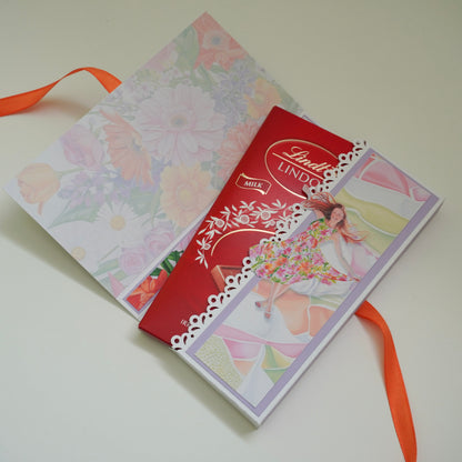 💜 Happy Birthday Card with Fresh Flowers & Joyful Design (Purple Tones)