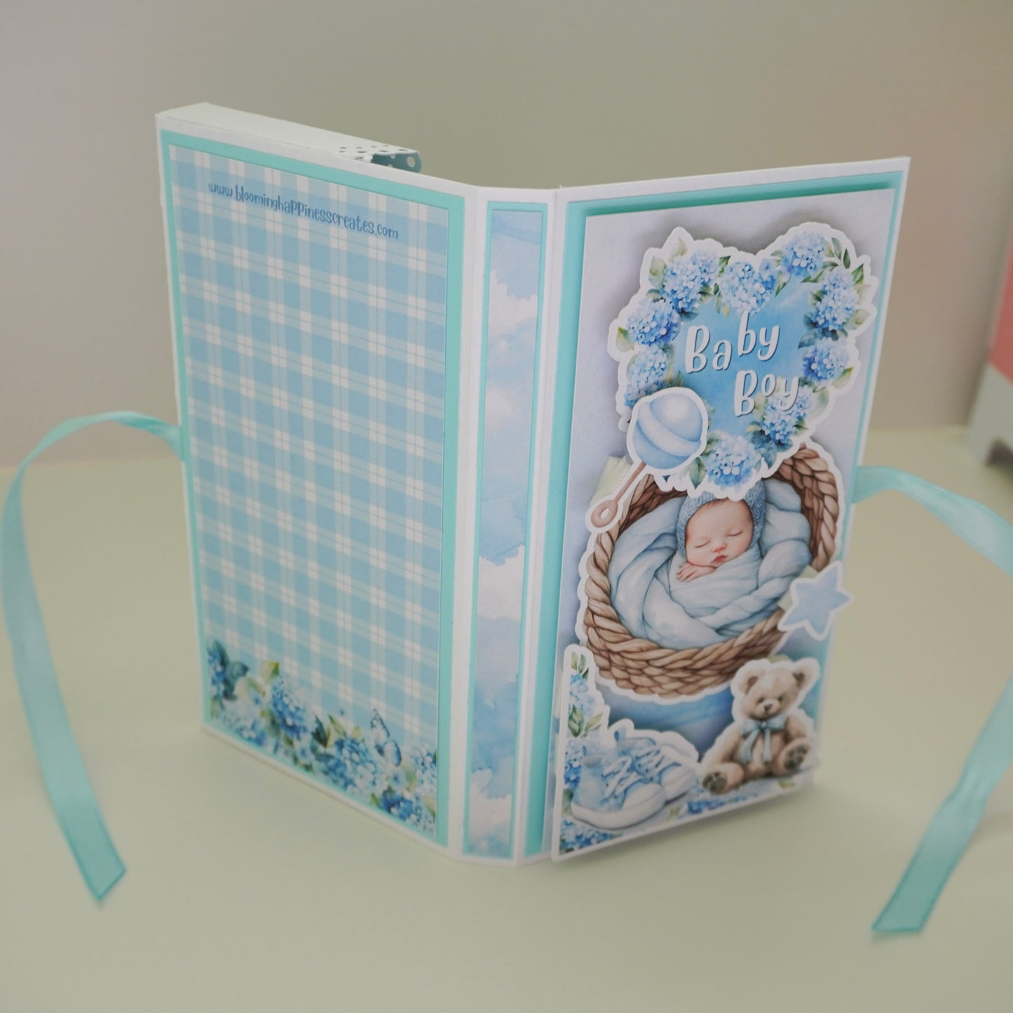 💙Baby Boy Chocolate Greeting Card Gift 🍫👶