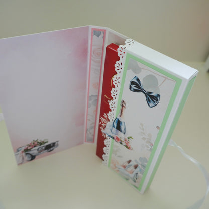 💍 Wedding Chocolate Bar Greeting Card with Elegant Design