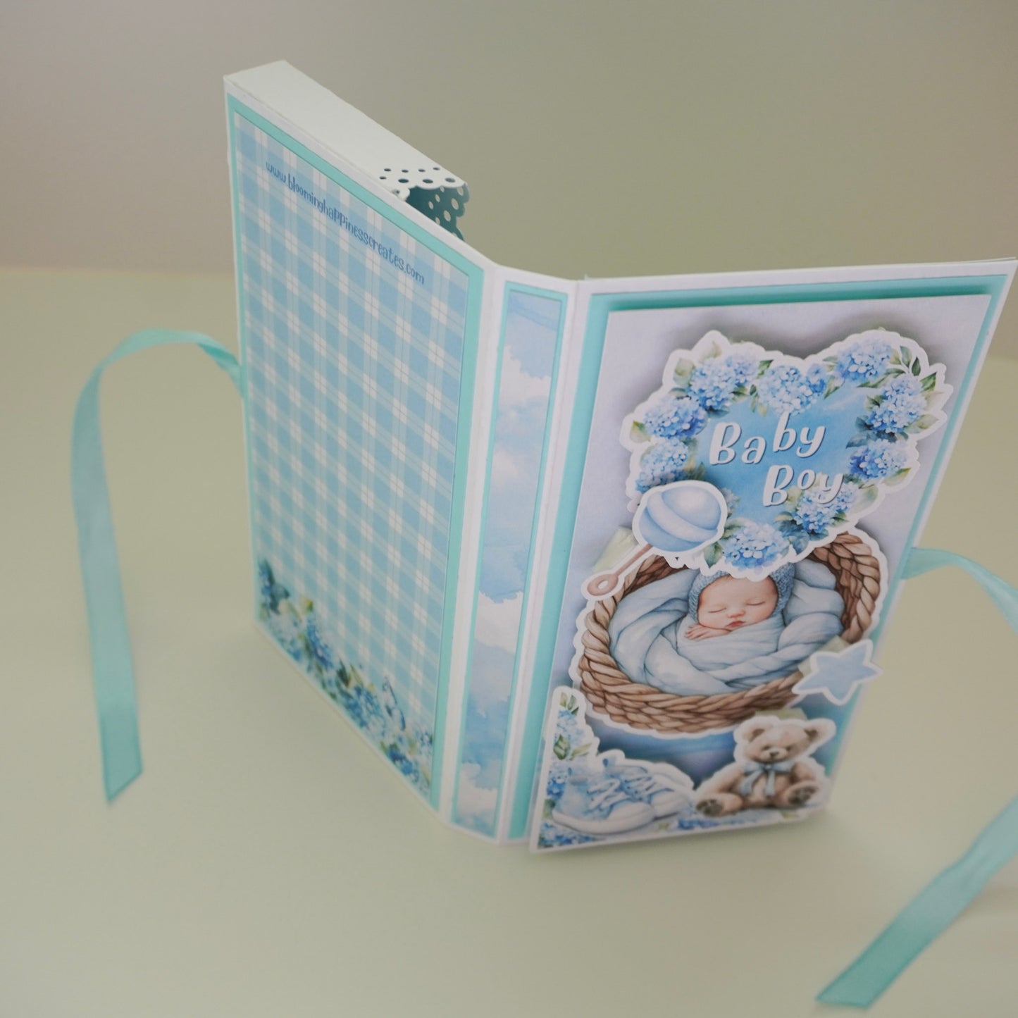 💙Baby Boy Chocolate Greeting Card Gift 🍫👶