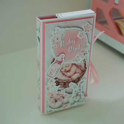 Baby Girl Chocolate Greeting Card Gift 🍫👶