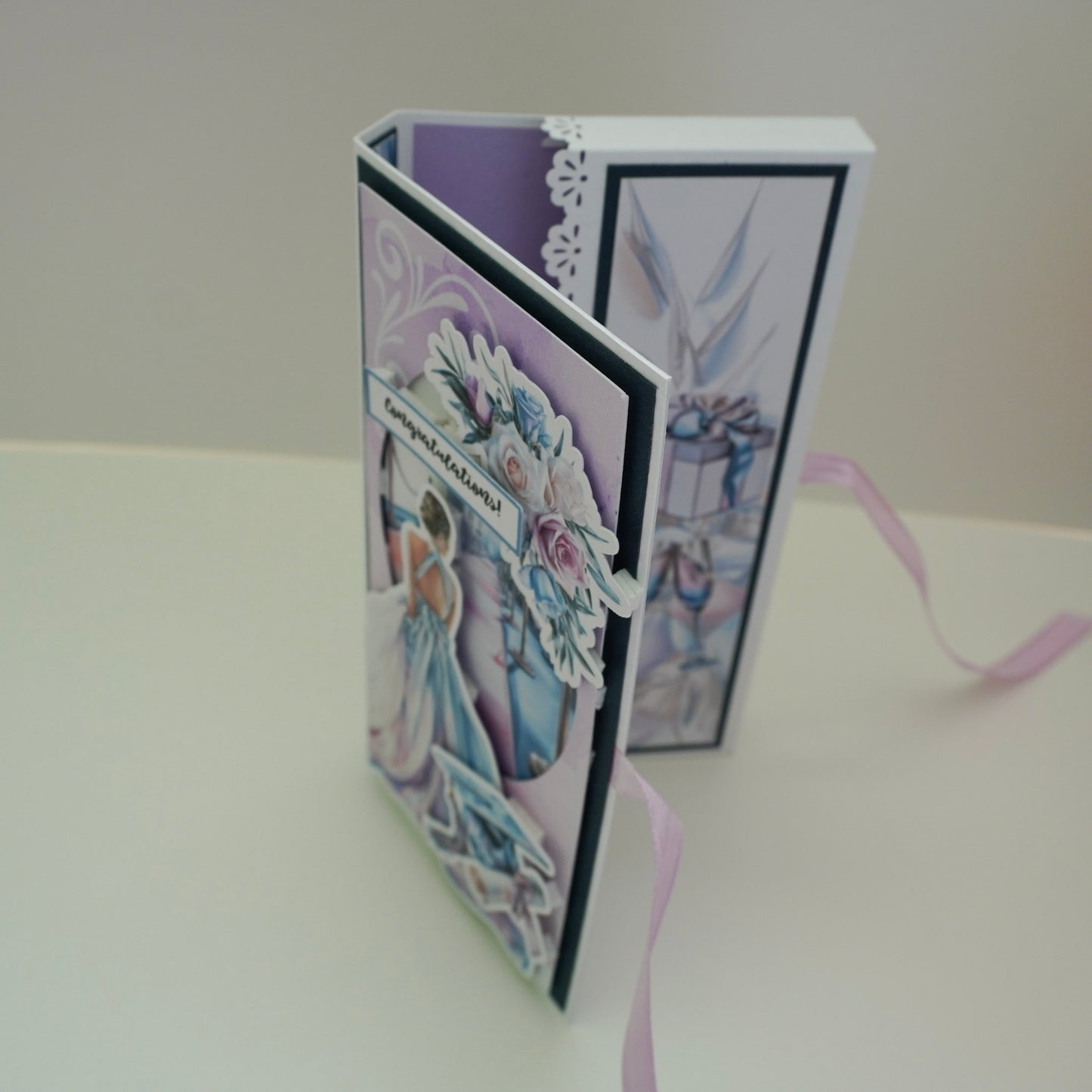 🎓Happy Graduation Prom Girl Chocolate Greeting Card