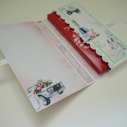 💍 Wedding Chocolate Bar Greeting Card with Elegant Design