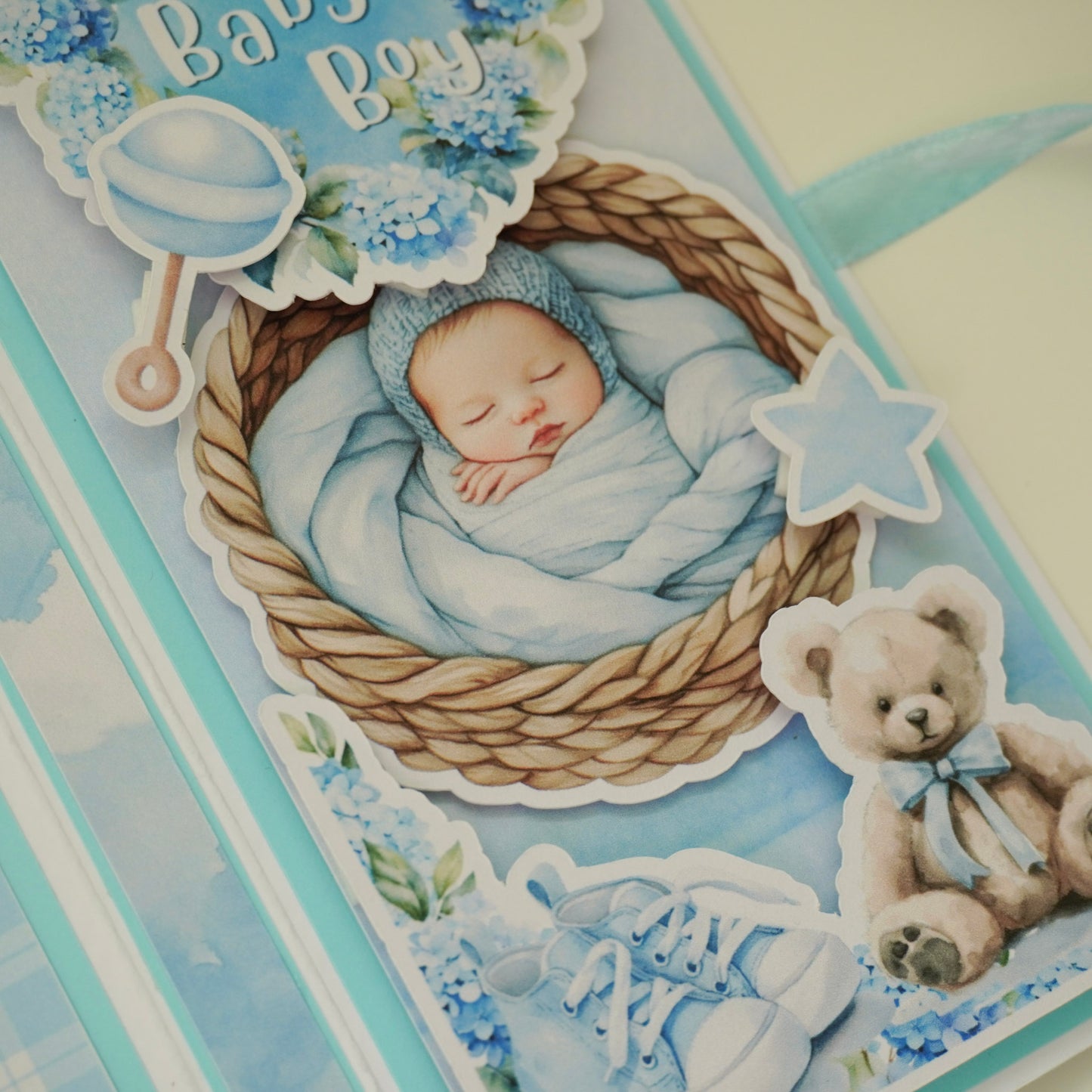 💙Baby Boy Chocolate Greeting Card Gift 🍫👶