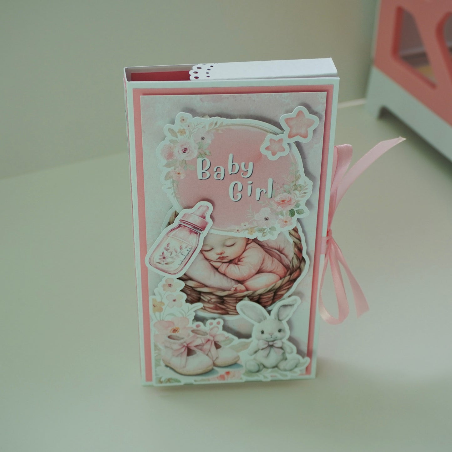 Baby Girl Chocolate Greeting Card Gift 🍫👶